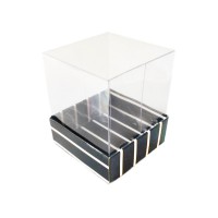 Asetat Kutu Altı Karton Çizgili Model 5x5x5 CM (25 Adet) Asetat Kutu Altı Karton Çizgili Model 5x5x5 CM (25 Adet)