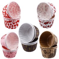 Cupcake Kalıbı Büyük Boy 62*40MM DESENLİ (50 Adet ) Cupcake Kalıbı Büyük Boy 62*40MM DESENLİ (50 Adet )