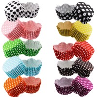 Cupcake Kalıbı Pet Kapsül Dalgalı Kek Kalıbı 65X38 MM (100 Adet)