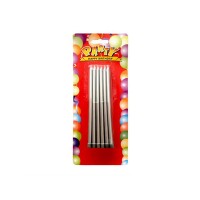 Doğum Günü Pasta Mumu Yaldızlı Uzun 12 Cm (12 Adet) Doğum Günü Pasta Mumu Yaldızlı Uzun 12 Cm (12 Adet)