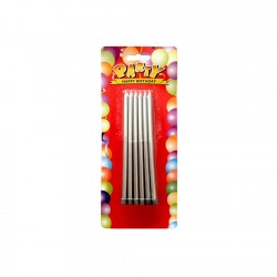 Doğum Günü Pasta Mumu Yaldızlı Uzun 12 Cm (12 Adet) Doğum Günü Pasta Mumu Yaldızlı Uzun 12 Cm (12 Adet)