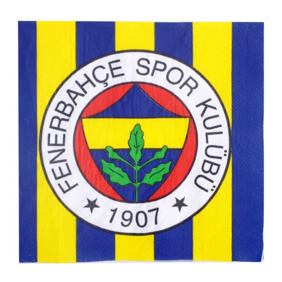Fenerbahçe Temalı Taraftar Kağıt Peçete 33*33 (16 Adet)