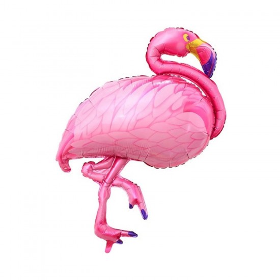 Flamingo Şekilli  Folyo Balon  80X60