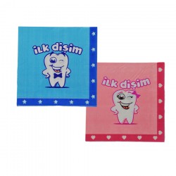 Kağıt Peçete İlk Dişim 33*33 (Diş Buğdayı) (20 Adet) Kağıt Peçete İlk Dişim 33*33 (Diş Buğdayı) (20 Adet)