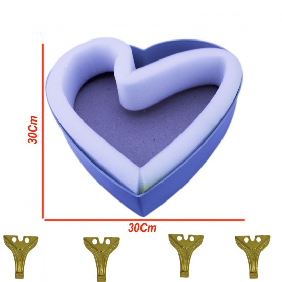 Kalp Tesbih&Havlu Kutu İskeleti (30 CM X 30 CM)
