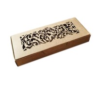 Karton Kutu Lazer Kesim  6.5X16X2.5 CM (25 Adet) Karton Kutu Lazer Kesim  6.5X16X2.5 CM (25 Adet)