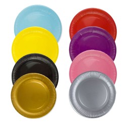 Karton Tabak Düz Renk 23 Cm (8 Adet) Karton Tabak Düz Renk 23 Cm (8 Adet)