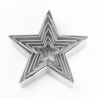 Kek Kurabiye Ve Pasta Kalıbı Metal Yıldız Model Seti 5 li BK024 Kek Kurabiye Ve Pasta Kalıbı Metal Yıldız Model Seti 5 li BK024