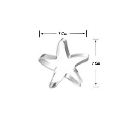 Kek Kurabiye Ve Pasta Kalıbı Metal Şekilli Yıldız Model 7 CM Kek Kurabiye Ve Pasta Kalıbı Metal Şekilli Yıldız Model 7 CM