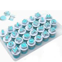 Harf Şekilli Basmalı Kopat Harf Hamur Kesici Alfabe 26 Parça Harf Şekilli Basmalı Kopat Harf Hamur Kesici Alfabe 26 Parça