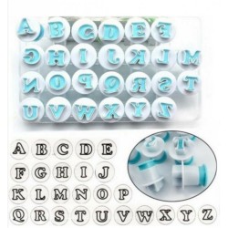 Harf Şekilli Basmalı Kopat Harf Hamur Kesici Alfabe 26 Parça Harf Şekilli Basmalı Kopat Harf Hamur Kesici Alfabe 26 Parça