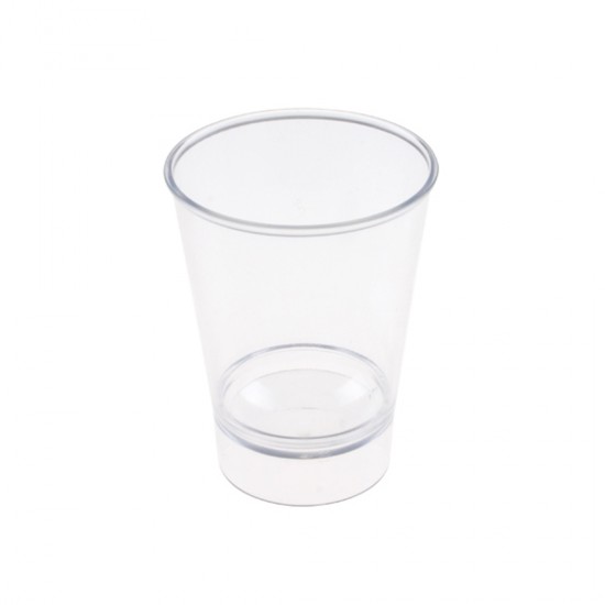 Kristal  Akrilik Shot Bardağı Şeffaf 50 Cc (12 Adet)