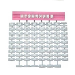 Kurabiye ve Şeker Hamuru Yazı Kaşesi Orta Boy Alfabe Kurabiye ve Şeker Hamuru Yazı Kaşesi Orta Boy Alfabe