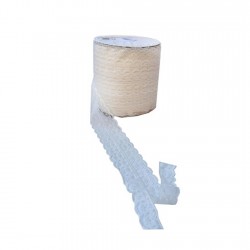 Kurdela Dantelli Çift 2 Katlı 5 Cm (10 Metre) Kurdela Dantelli Çift 2 Katlı 5 Cm (10 Metre)