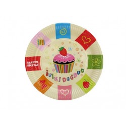 Tabak Karton İyiki Doğdun Pastalı 23 Cm (8 Adet) Tabak Karton İyiki Doğdun Pastalı 23 Cm (8 Adet)