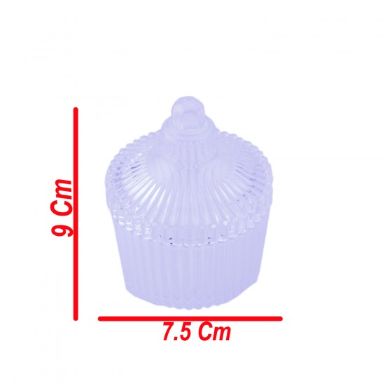 Akrilik Kutu Kubbeli Model Şeffaf (10 Adet)