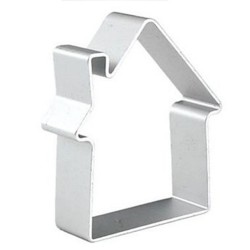 Metal Kek Ve Pasta Kalıbı Ev Sekli Modeli 32X29X5 CM Metal Kek Ve Pasta Kalıbı Ev Sekli Modeli 32X29X5 CM