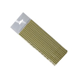 Metalik  Renkli Kağıt Pipet (25 Adet) Metalik  Renkli Kağıt Pipet (25 Adet)