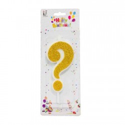 Pasta Mumu Rakamlı Altın Rengi Pasta Mumu Rakamlı Altın Rengi