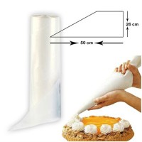 Naylon Kullan At Şanti-Krema Sıkma Torbası 24X51 CM (72 Adet) Naylon Kullan At Şanti-Krema Sıkma Torbası 24X51 CM (72 Adet)