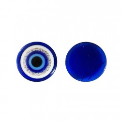 Nazar Boncuğu Plastik Simli 22 Mm (100 Adet)