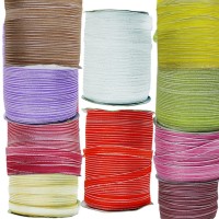 Organze Kurdele 1 CM Kenarı Şeritli  (457 Metre)