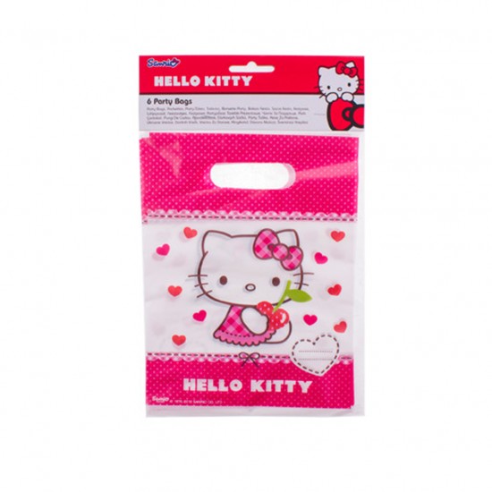Hello Kitty Temalı Parti Çantası (6 Adet)