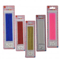 Doğum Günü Pasta Mumu Simli  6 Lı Doğum Günü Pasta Mumu Simli  6 Lı