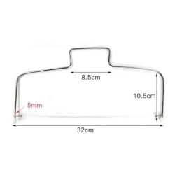 Paslanmaz Pasta Kek Kesme Testeresi  32 Cm