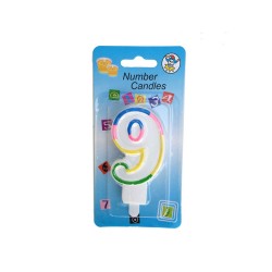 Pasta Mumu Rakamlı Rengarenk Pasta Mumu Rakamlı Rengarenk