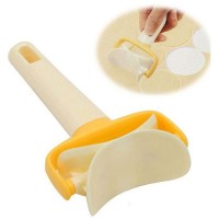 Plastik Yuvarlak Hamur Ruleti Kesici Hamur Şekilledirici