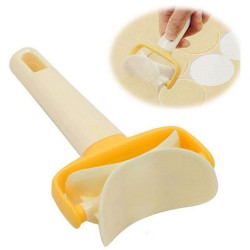Plastik Yuvarlak Hamur Ruleti Kesici Hamur Şekilledirici
