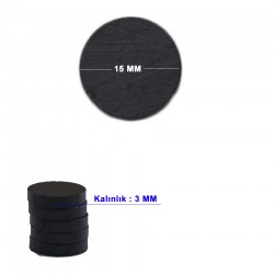 Mıknatıs Siyah Küçük (70 Adet) Mıknatıs Siyah Küçük (70 Adet)