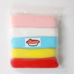 Şeker Hamuru 5 Renk (1 Kg) (Açık Renkler