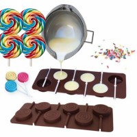 Silikon Çubuklu Halka Şeker Çikolata Dondurma Kalıbı 6'lı BT076 Silikon Çubuklu Halka Şeker Çikolata Dondurma Kalıbı 6'lı BT076