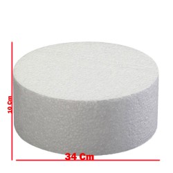 Strafor Pasta Tek  Katlı (Strafor Stand Tek  Katlı) 34 CM