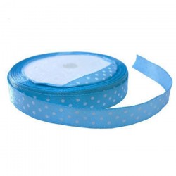 Saten Kurdele Puantiyeli  Benekli Kurdele 1 CM (10 Metre) Saten Kurdele Puantiyeli  Benekli Kurdele 1 CM (10 Metre)