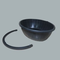 Plastik Sepet Süslenmemiş Oval Küçük Boy Plastik Sepet Süslenmemiş Oval Küçük Boy