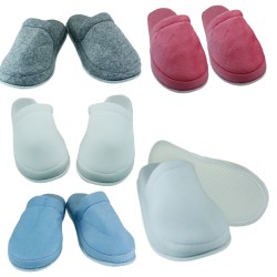 Süslenmemiş  Sade Lohusa Terliği Kadife Terlik Süslenmemiş  Sade Lohusa Terliği Kadife Terlik