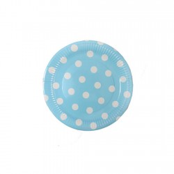 Tabak Karton Puantiyeli 23 Cm (8 Adet)