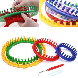 Yuvarlak Örgü Tezgahı Ve El Yapım Seti Atkı Ve Bere Yapım Seti Yuvarlak Örgü Tezgahı Ve El Yapım Seti Atkı Ve Bere Yapım Seti