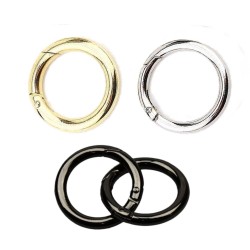 Yaylı Çanta Halkası Mekanizmalı Halka 2.7 CM  (10 Adet) Yaylı Çanta Halkası Mekanizmalı Halka 2.7 CM  (10 Adet)