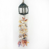 Yuvarlak Kuşkafesi Pecten Kabuklu Sarkaç Yuvarlak Kuşkafesi Pecten Kabuklu Sarkaç