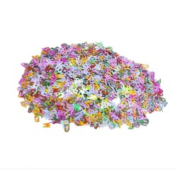 Karışık Glitter Harf Epoksi Reçine Harfleri 5 GRAM Karışık Glitter Harf Epoksi Reçine Harfleri 5 GRAM