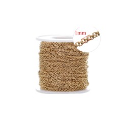 Kolye  Bileklik Takı Ve Aksesuar  Zinciri LAK KAPLAMA 1 MM (1 MT) Kolye  Bileklik Takı Ve Aksesuar  Zinciri LAK KAPLAMA 1 MM (1 MT)