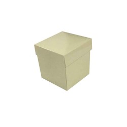 Komple Karton Kutu Düz Renk 7X7X7 CM (25 Adet)
