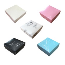 Komple Karton Kutu Mermer Desenli 8X8X3 CM (50 Adet) Komple Karton Kutu Mermer Desenli 8X8X3 CM (50 Adet)