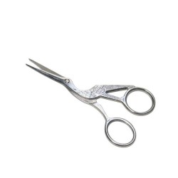 Metal  Makas Sade Süslenmemiş Kuğu Modeli Söz Nişan Makası Metal  Makas Sade Süslenmemiş Kuğu Modeli Söz Nişan Makası