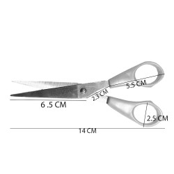 Sade Süslenmemiş Makas Plastik Saplı 14 CM Sade Süslenmemiş Makas Plastik Saplı 14 CM