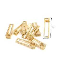 Metal Toka Epoksi Tokası   Köşeli Model (4 Adet) Metal Toka Epoksi Tokası   Köşeli Model (4 Adet)